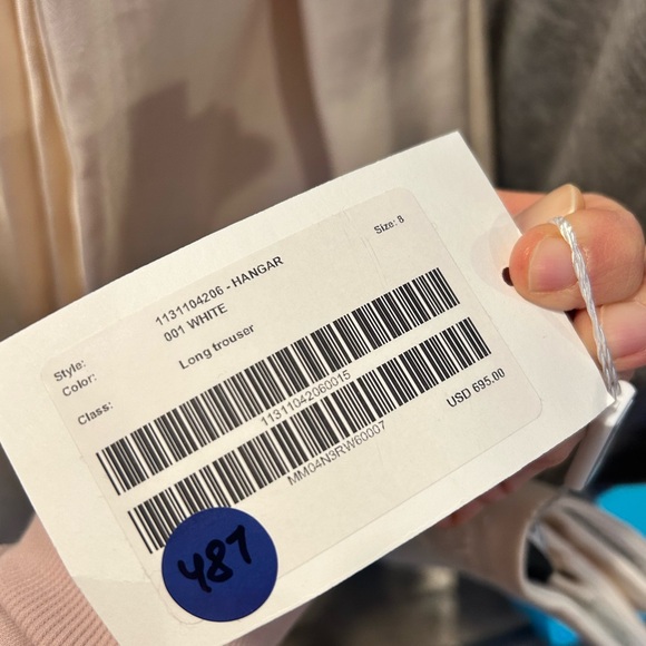 MaxMara Beige High-Waist Trousers - Picture 6 of 7